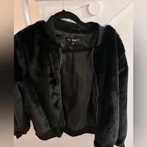 Say What? Women's Black Teddy Jacket